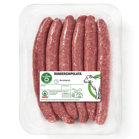 Runder chipolata 300 gram