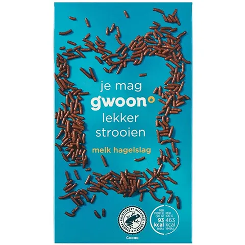 Gwoon melk hagelslag 400 gram