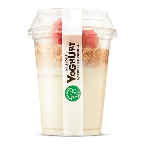 Spar yoghurt aardbei granola 234 gram