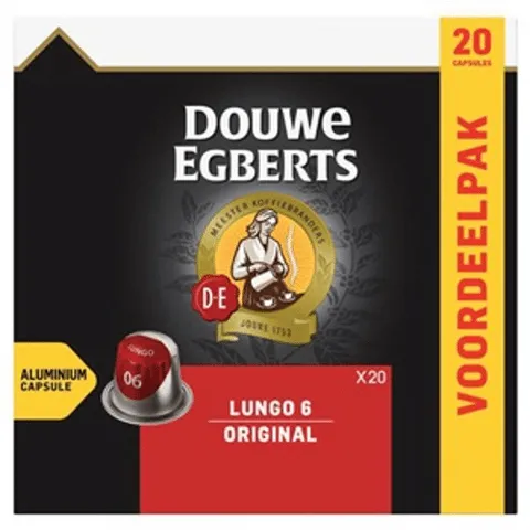 DE koffiecapsules lungo 20 stuks