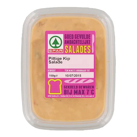Spar pittige kip salade 150 gram