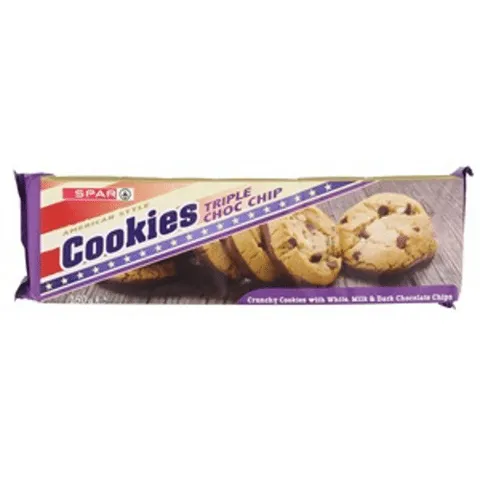 Spar triple chocolate cookies 180 gram