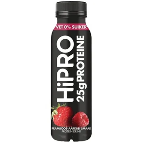 Hipro protein drink framboos-aardbei 300ml