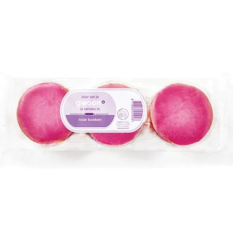 Gwoon roze koek 330 gram