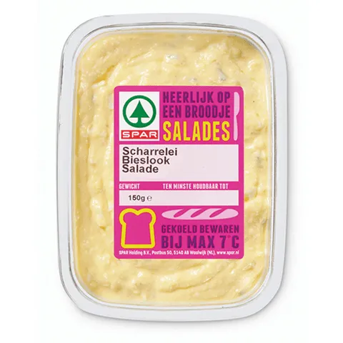 Spar scharrelei-bieslook salade 150 gram