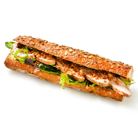 Broodje meergranen kip