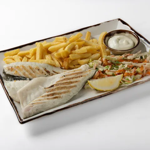 Zeebaarsfilet menu