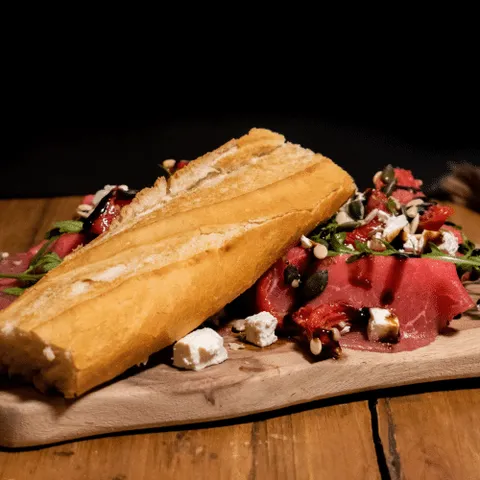 Broodje carpaccio balsamico