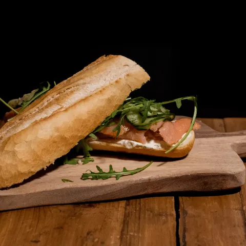 Broodje gerookte zalm