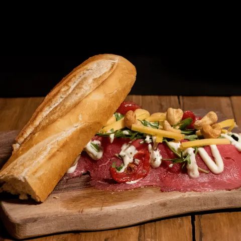 Broodje carpaccio truffel