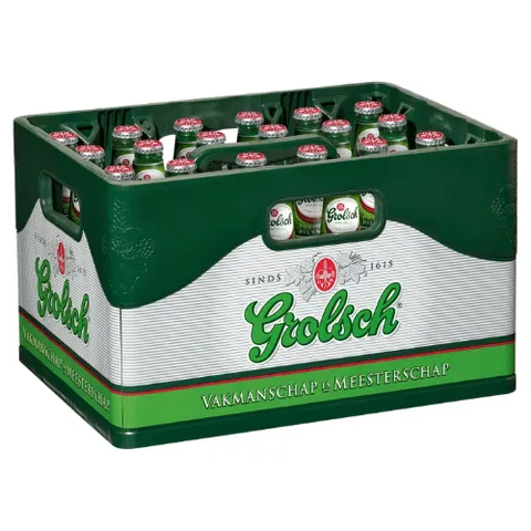 Grolsch krat bier gekoeld
