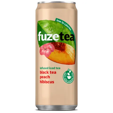 Fuze tea black peach hibiscus