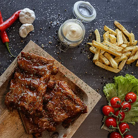 Kalf spareribs 600 gram