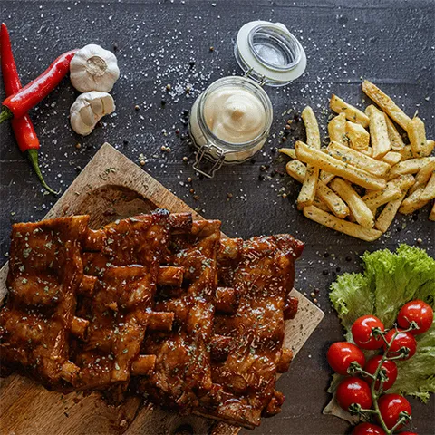 Kalf spareribs 1000 gram