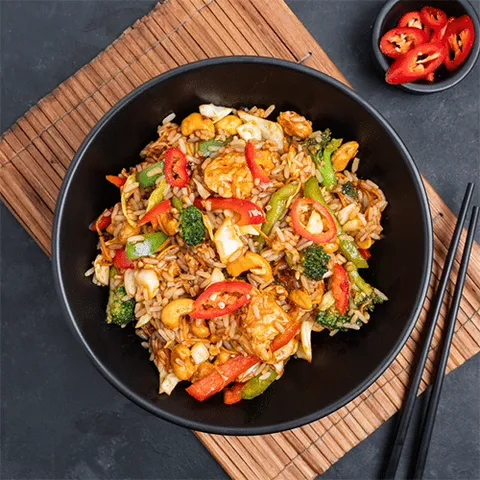 Dragon flame chicken