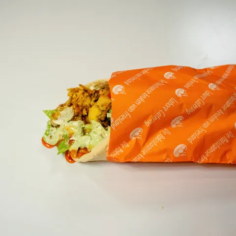 Aloo tikki wrap