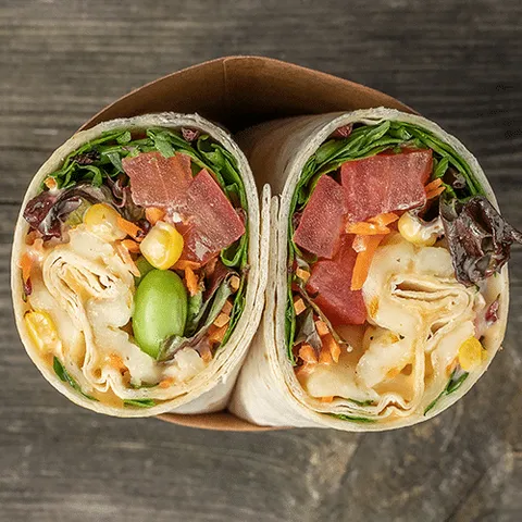 Gegrilde kaas roll halloumi