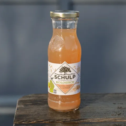 Appel, peer en gember sap (biologisch)