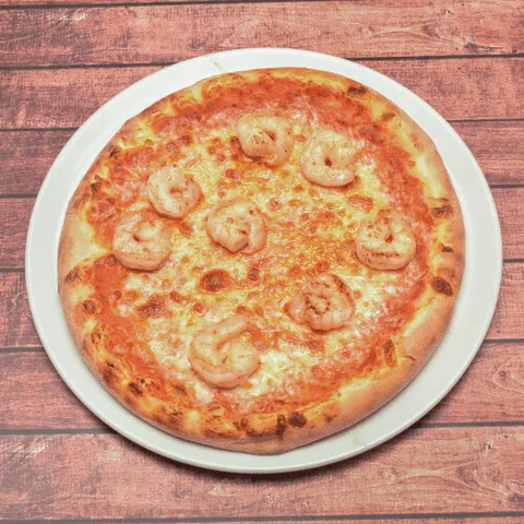 Pizza garnalen