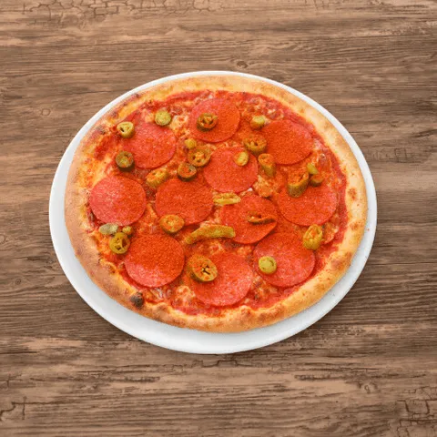 Pizza pittig