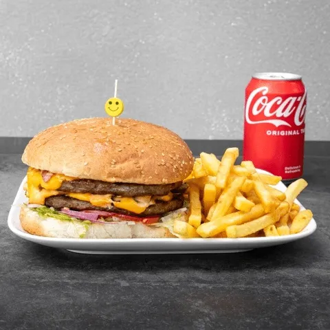 Big Bra's burger menu