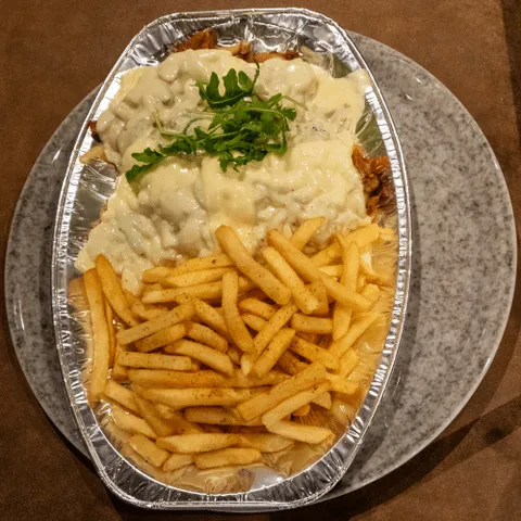 Shoarma schotel speciaal