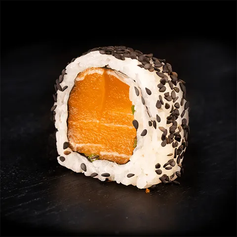 Uramaki vegan spicy zalmon