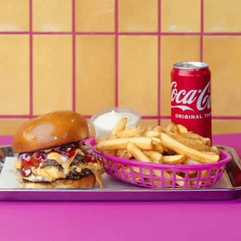 Classic burger menu