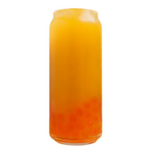 Mango strawberry boba