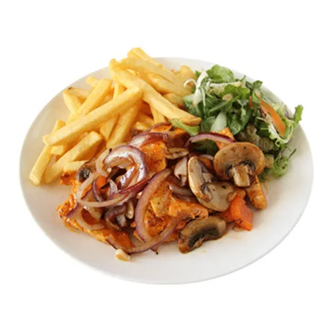 Hete kip menu