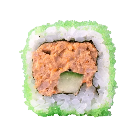 Spicy tuna mousse roll
