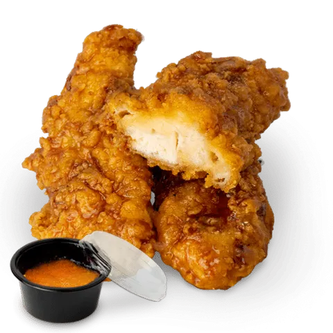Chicken strips met chilisaus