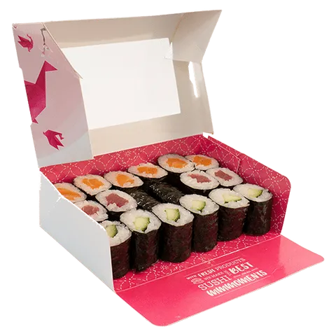 Triple maki box