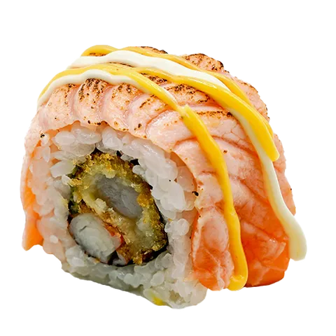 Salmon ebi roll
