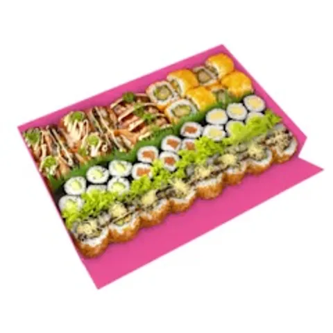 Sushi time yellow box