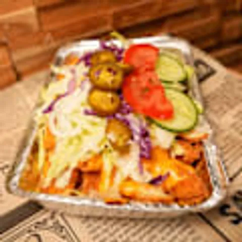 Kapsalon chicken strips