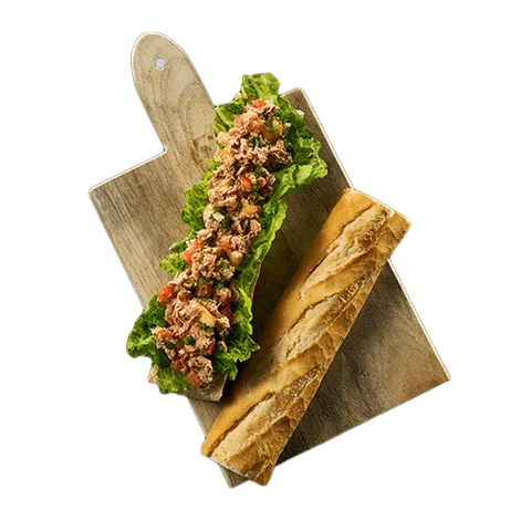 Baguette tonijnsalade