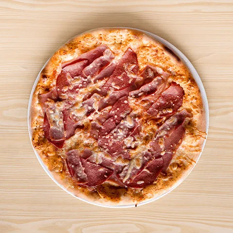 Pizza carbonara
