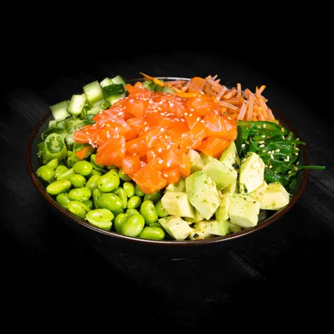 Poké salmon