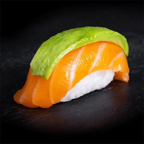 Nigiri zalm en avocado
