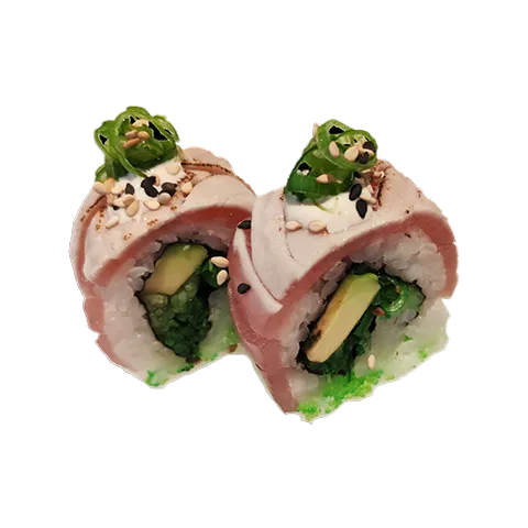 Flamed tuna roll 4 stuks
