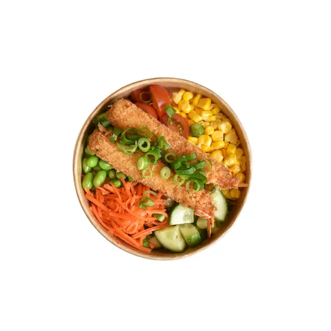 Ebi tempura bowl