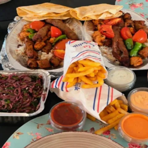 XXXL familie Mixed grill van de BBQ