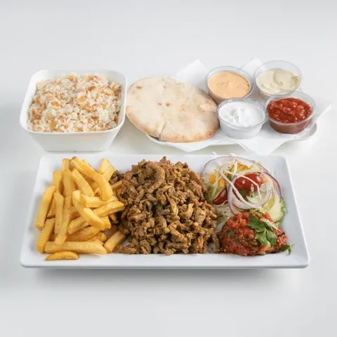 Lamsshoarma schotel