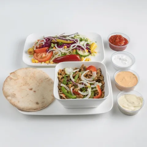 Pita lamsshoarma speciaal