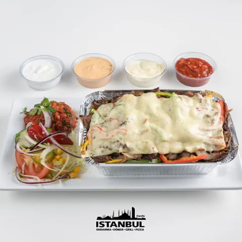 Kapsalon Beef Yaprak Döner speciaal Groot