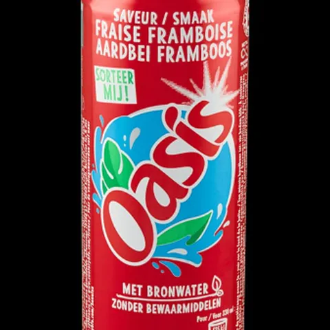 Oasis Framboos Blik 330ml