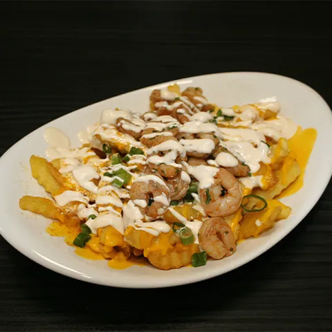 Cheesefries shrimps
