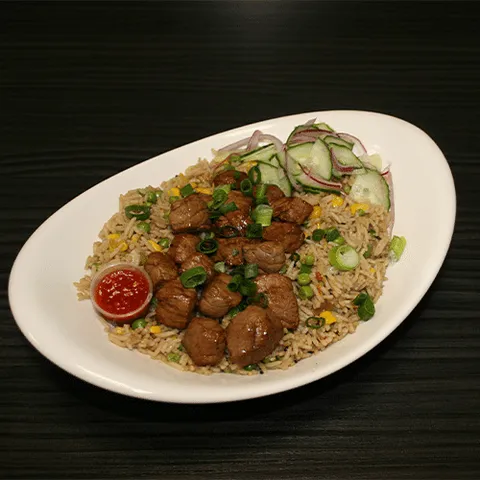 Fried rice beef