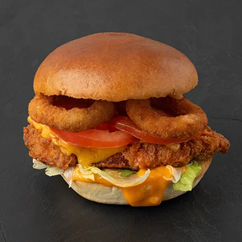 O-rings cheese chickenburger